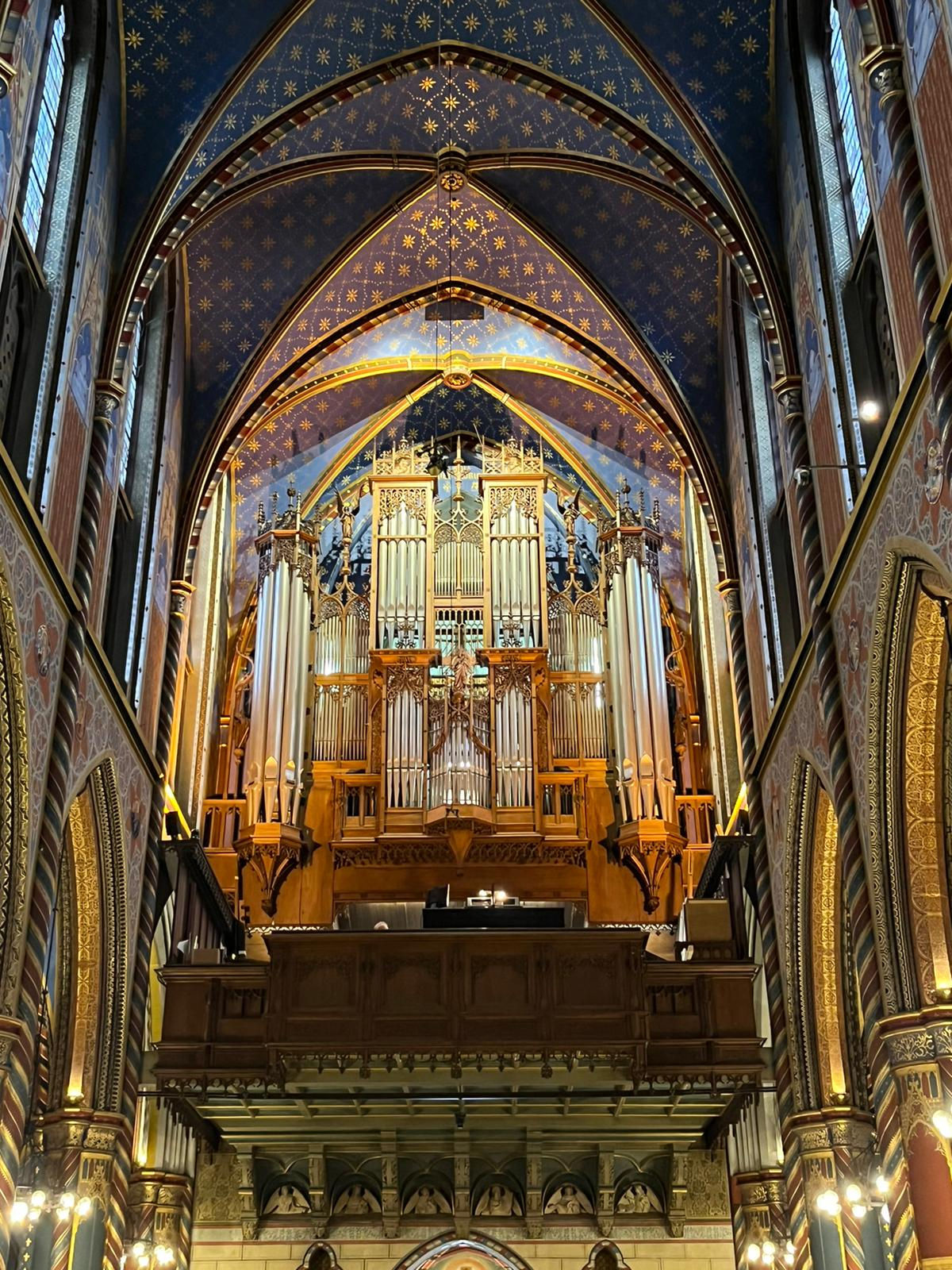 Orgel in de kerk in Kevelaer
